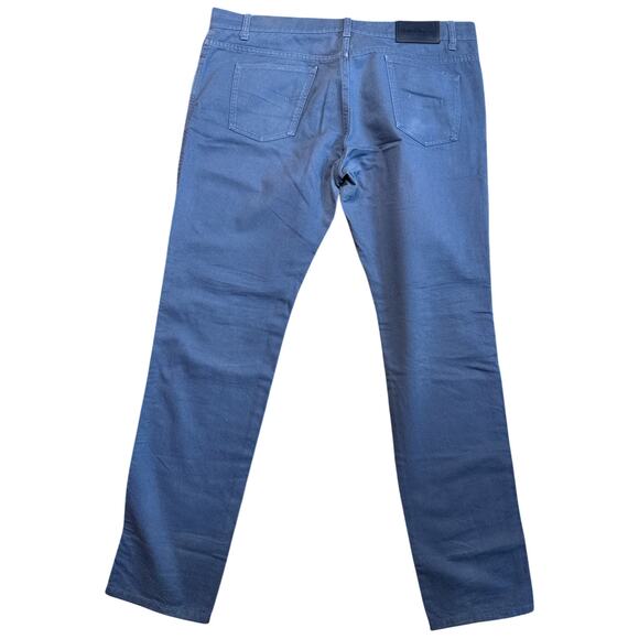 Salvatore Ferragamo Blue Straight Leg Pants Jeans Men's Size 56 US 38/40 - Picture 2 of 6
